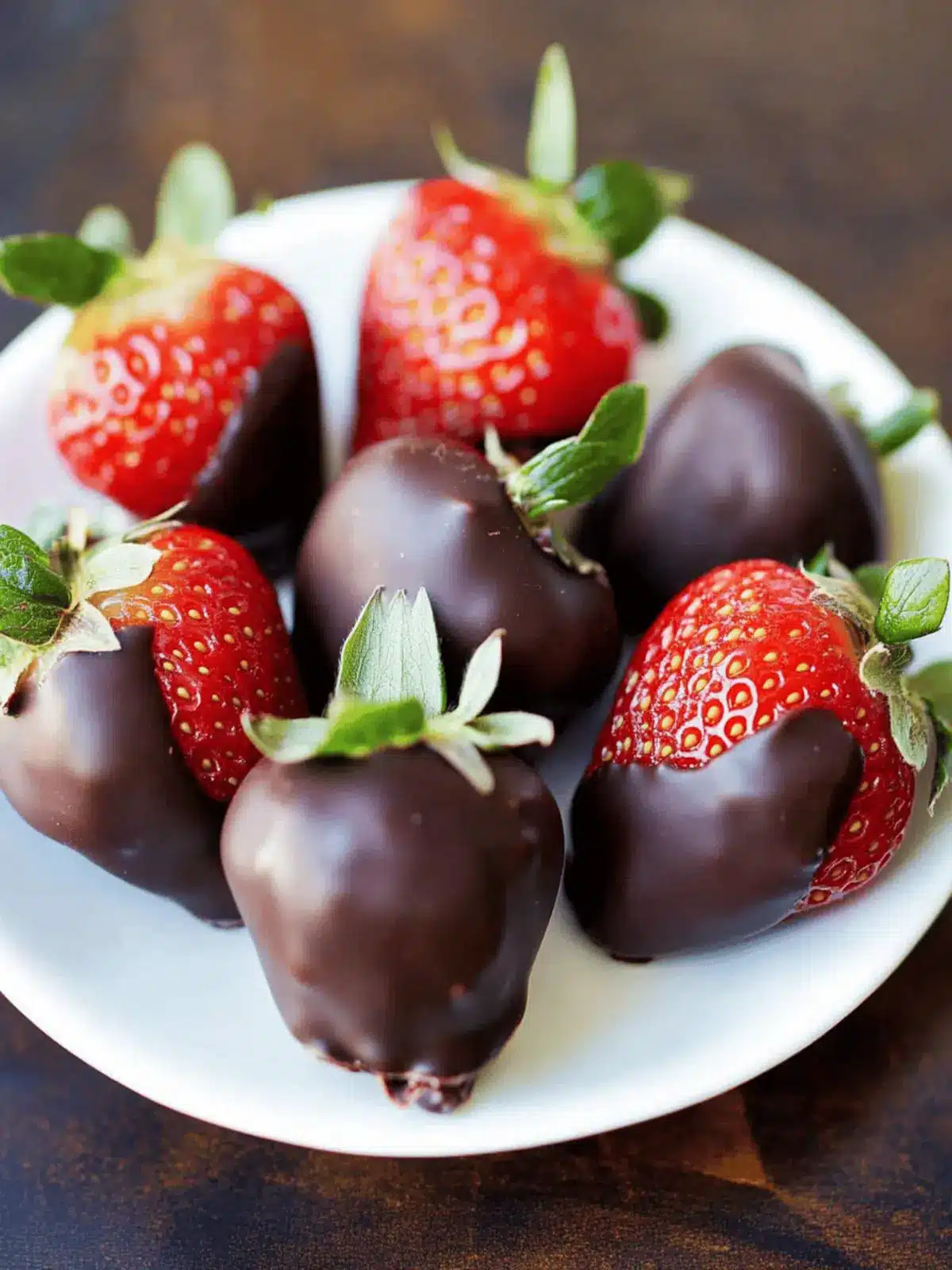 Chocolate Covered Strawberries: Impressive 3-Ingredient Dessert
